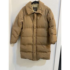Eddie Bauer Puffer Down Coat Women's Medium‎ Tan